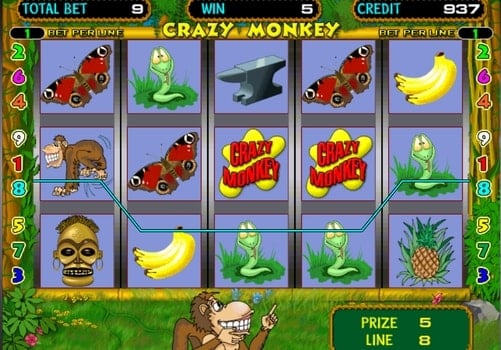Игровые автоматы на реальные деньги с выводом Crazy Monkey
