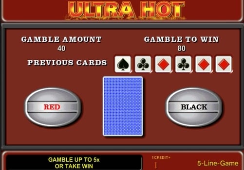 Раунд на умножение в игровом автомате Ultra Hot